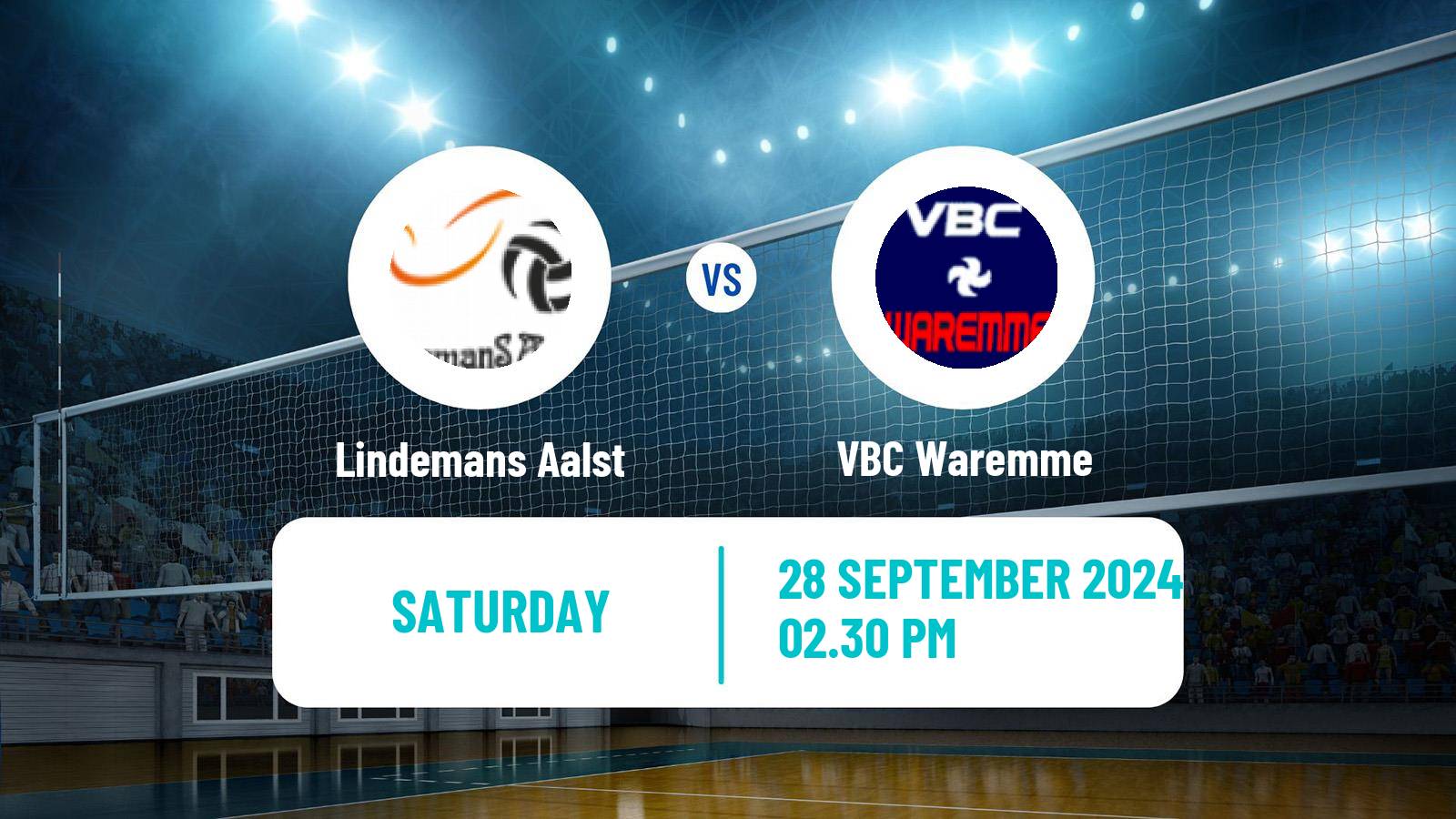 Volleyball Belgian League Volleyball Lindemans Aalst - Waremme