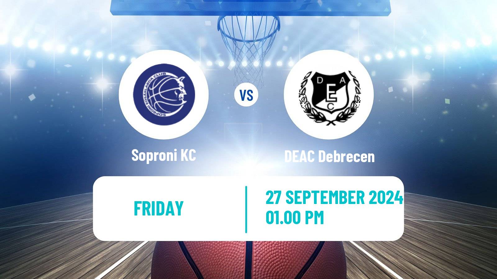 Basketball Hungarian NB I Basketball Soproni KC - DEAC Debrecen