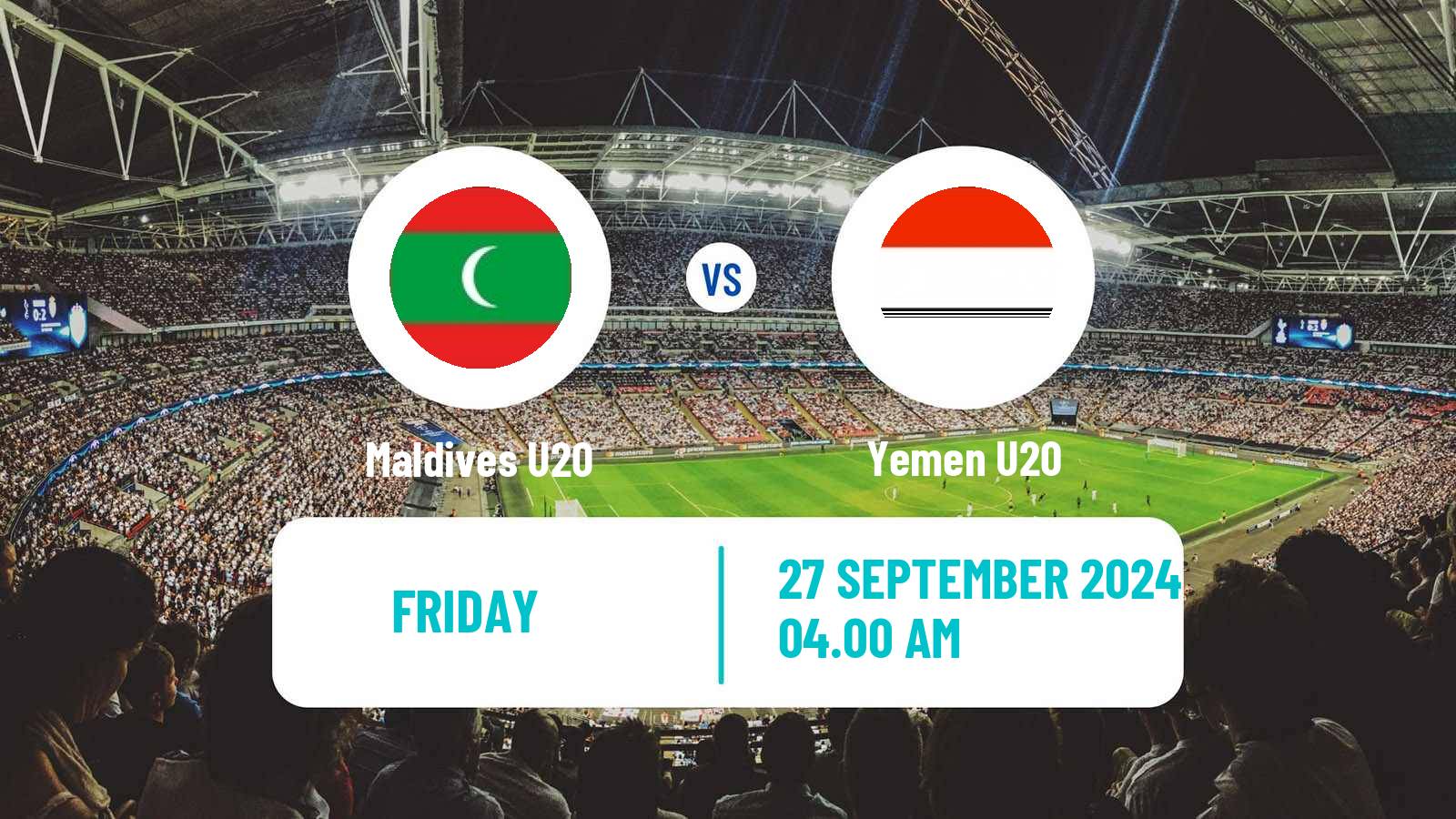 Soccer AFC Championship U20 Maldives U20 - Yemen U20