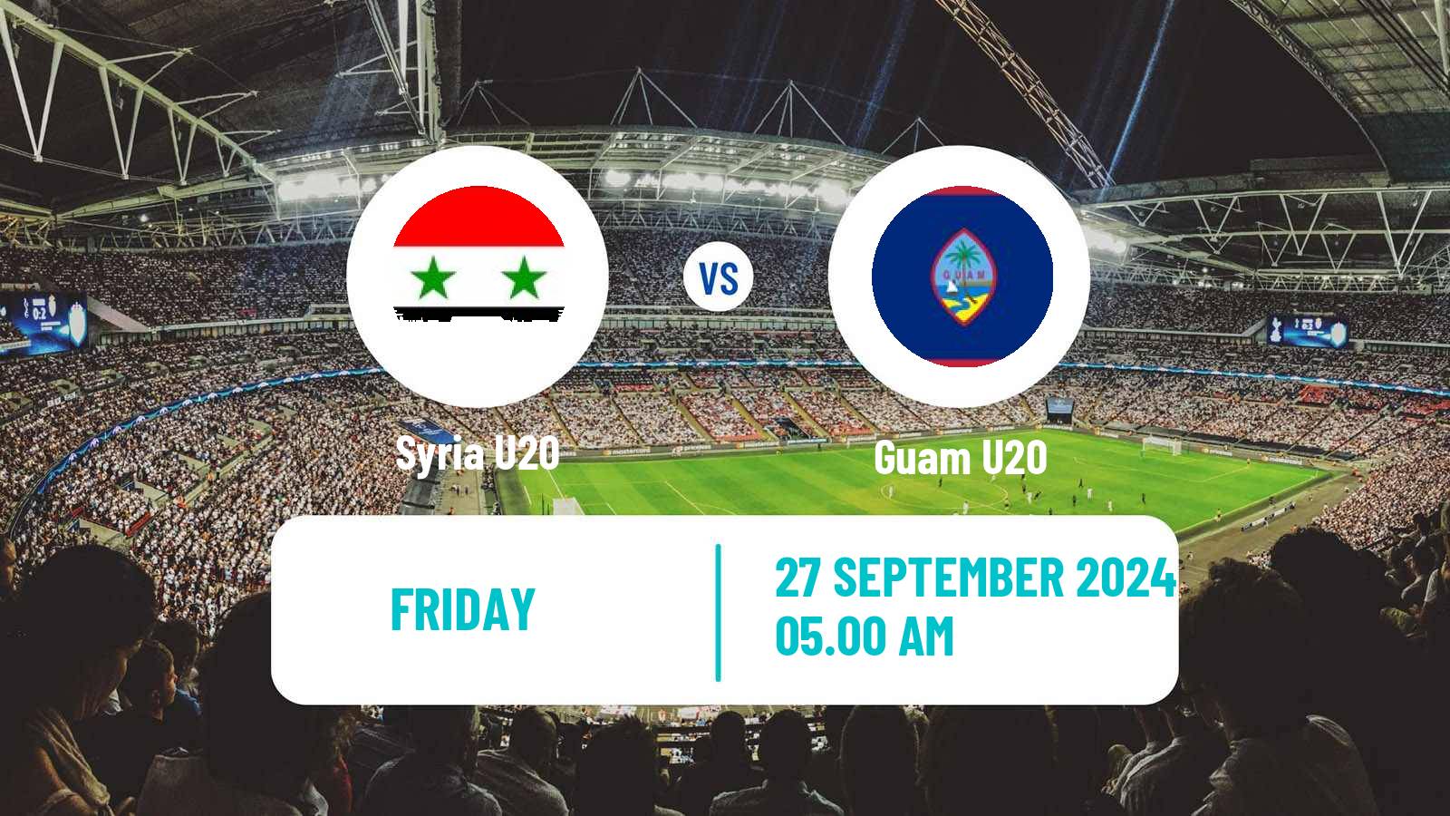 Soccer AFC Championship U20 Syria U20 - Guam U20