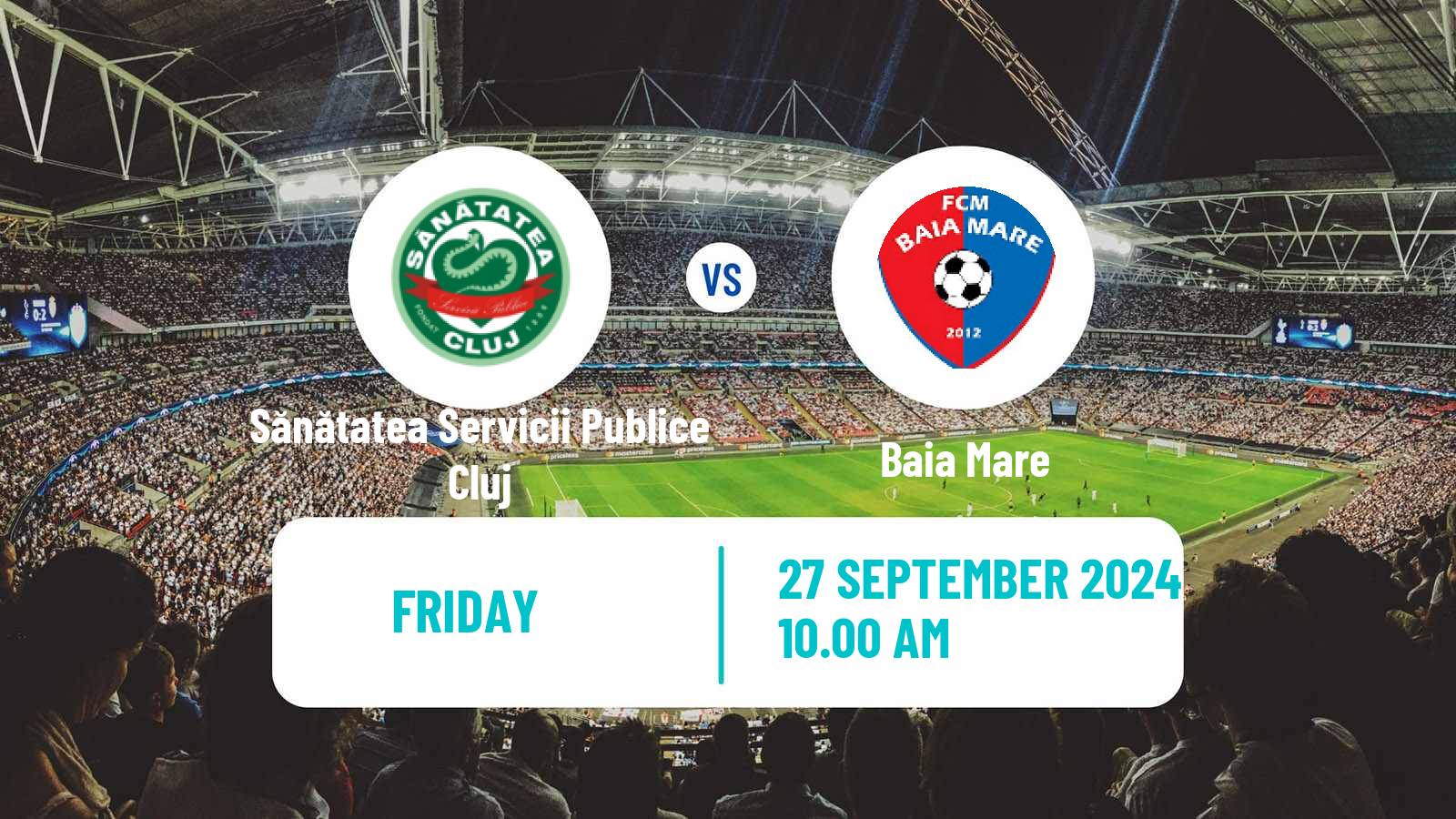 Soccer Romanian Liga 3 - Seria 10 Sănătatea Servicii Publice Cluj - Baia Mare