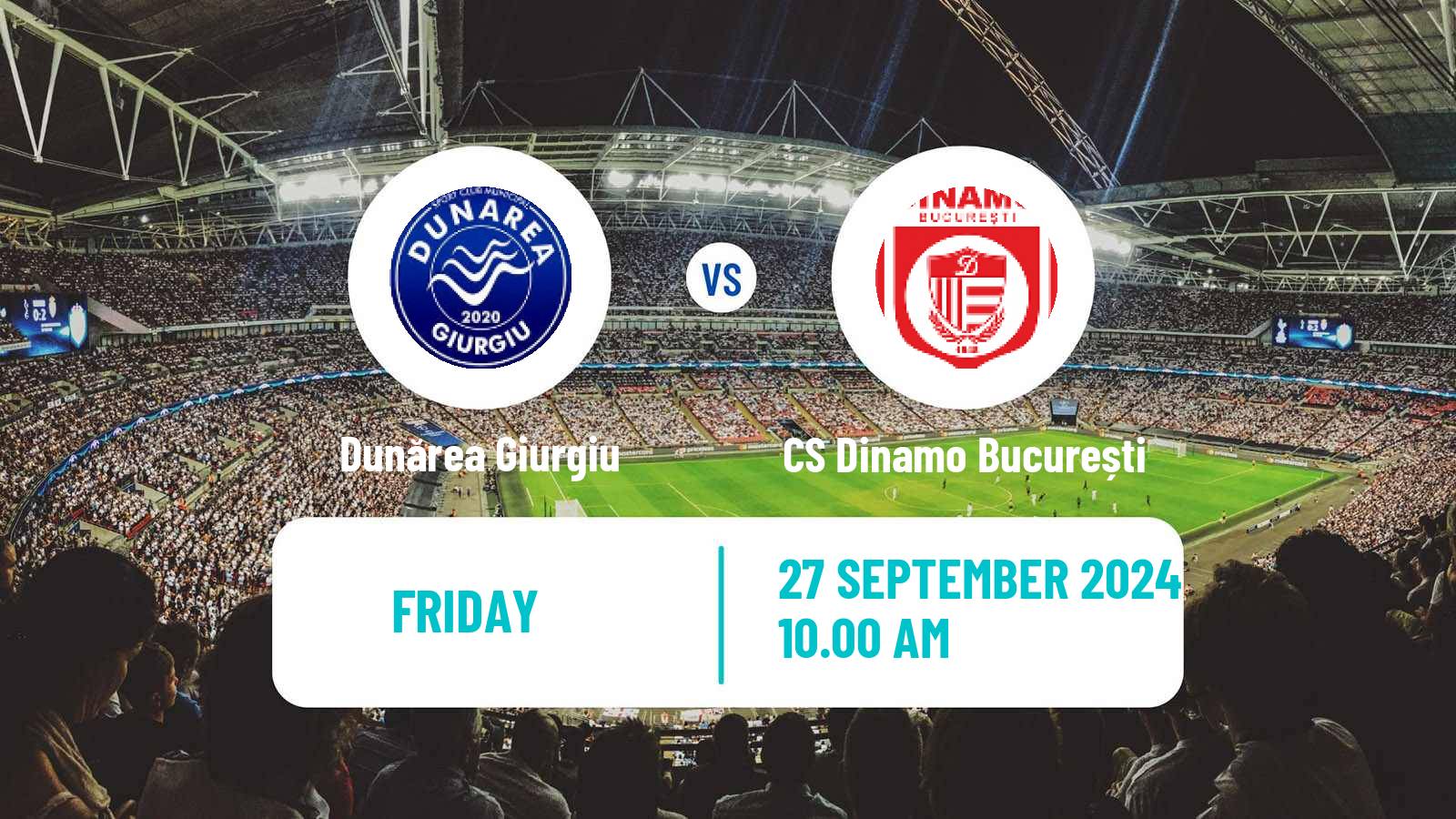 Soccer Romanian Liga 3 - Seria 4 Dunărea Giurgiu - CS Dinamo București