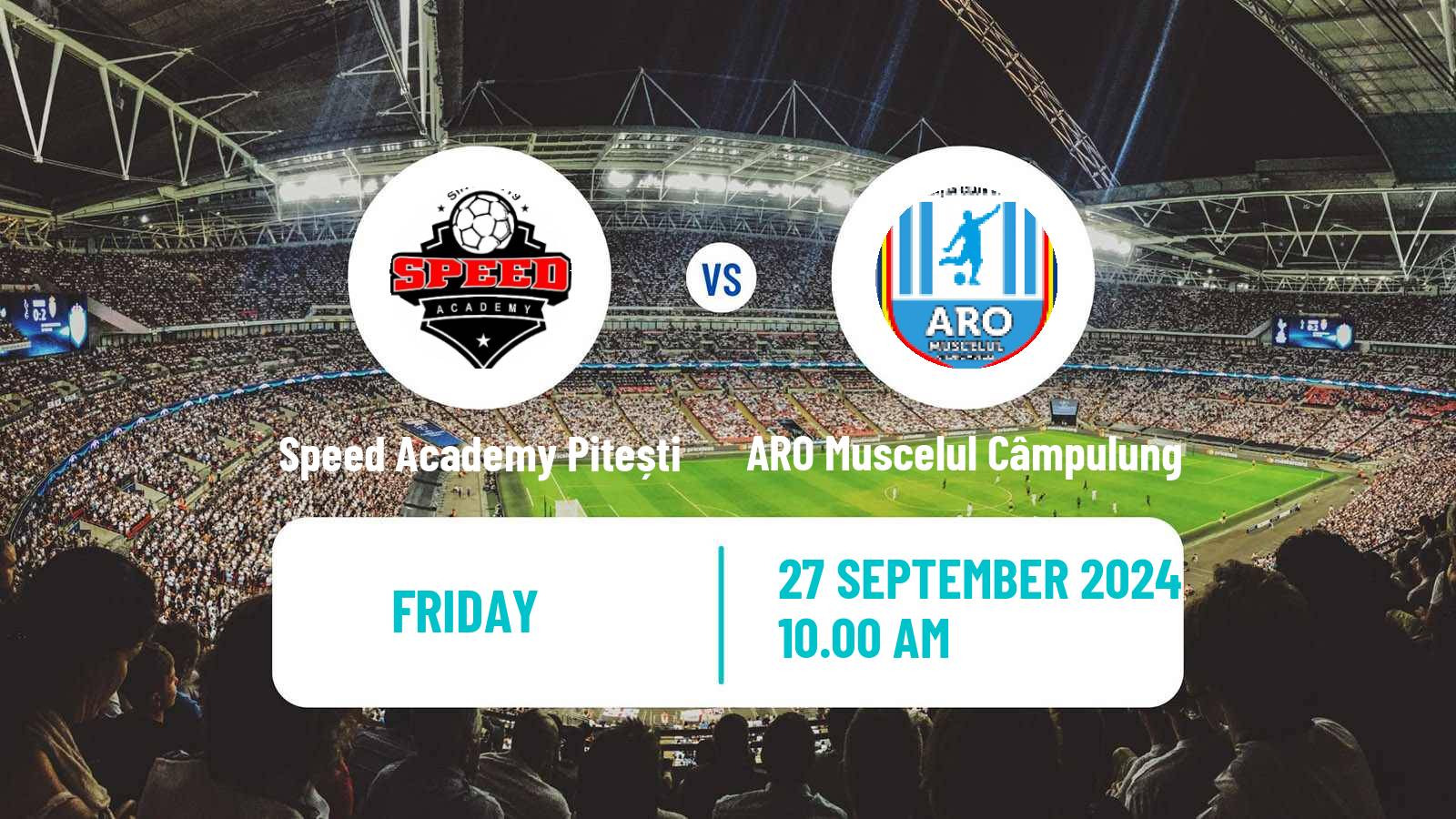 Soccer Romanian Liga 3 - Seria 8 Speed Academy Pitești - ARO Muscelul Câmpulung