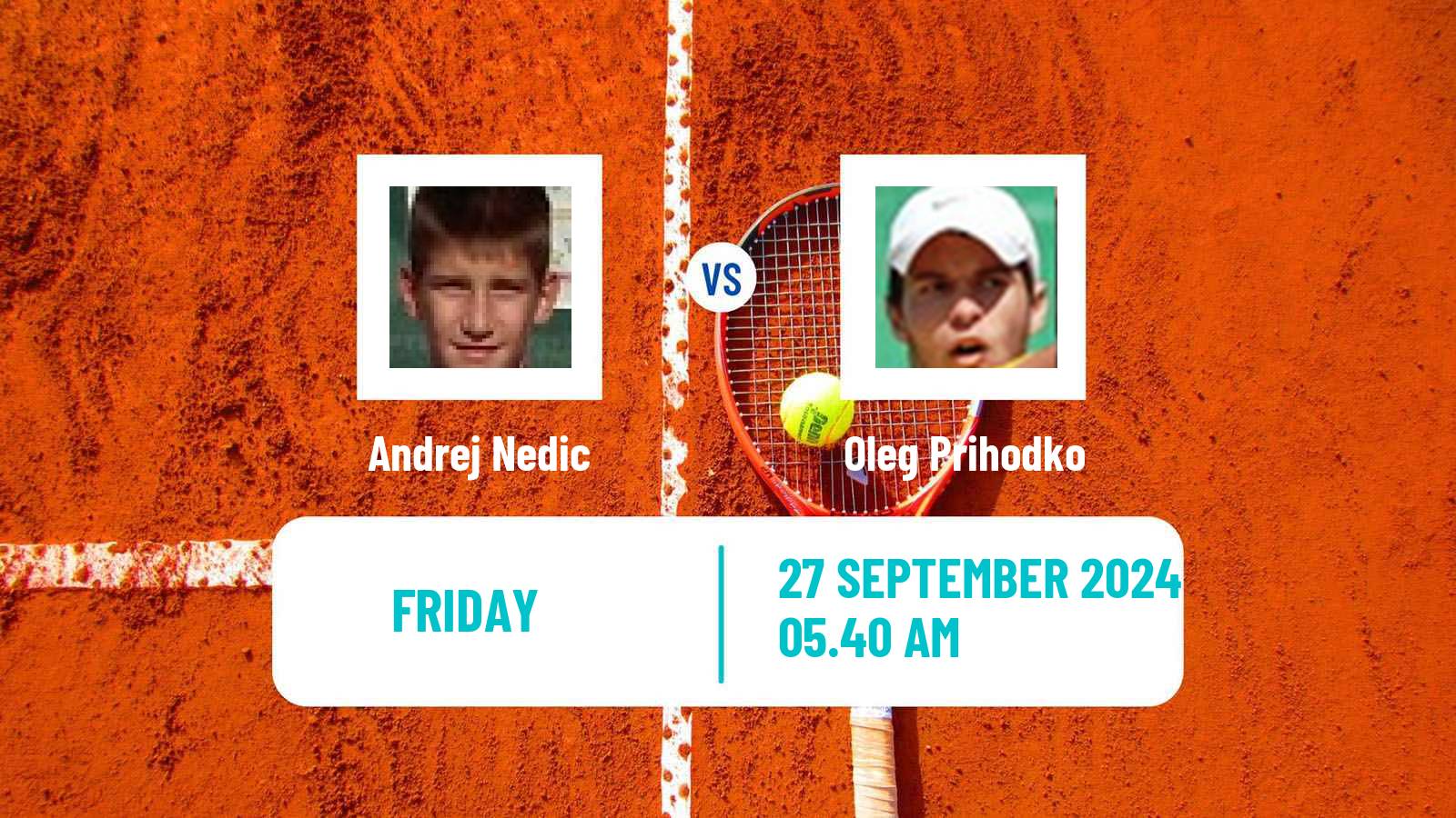 Tennis ITF M25 ZlatIBOr Men Andrej Nedic - Oleg Prihodko