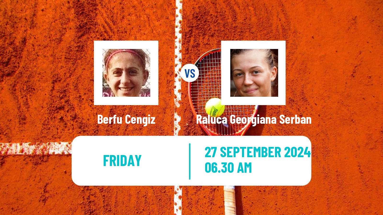 Tennis ITF W75 Kursumlijska Banja 2 Women Berfu Cengiz - Raluca Georgiana Serban