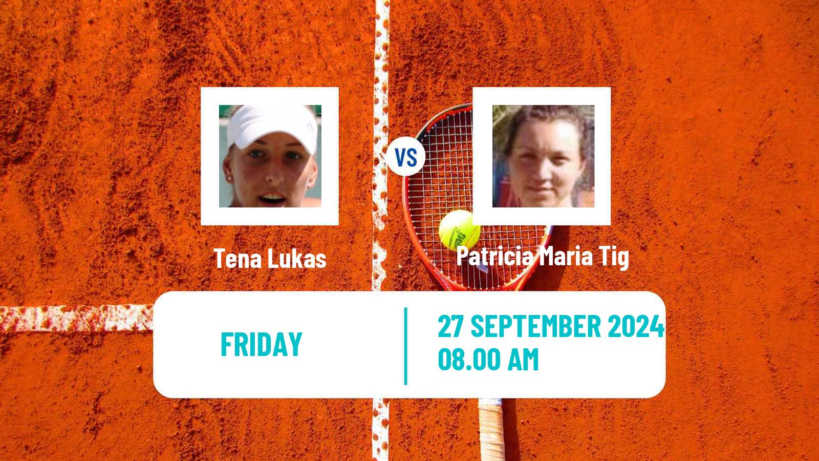 Tennis ITF W75 Kursumlijska Banja 2 Women Tena Lukas - Patricia Maria Tig