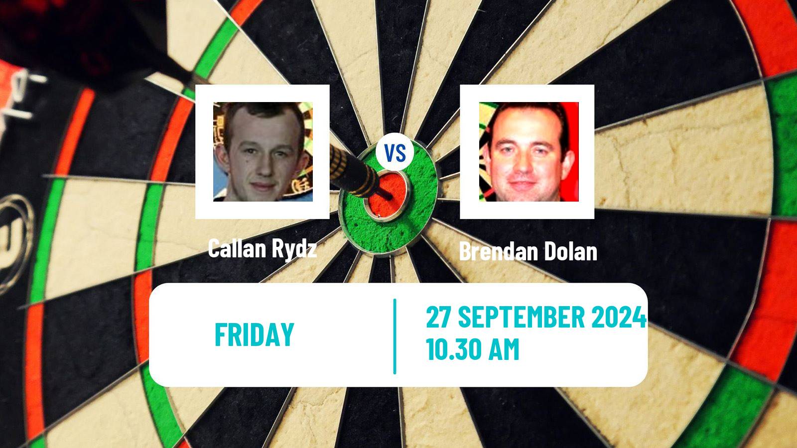 Darts European Tour 12 Callan Rydz - Brendan Dolan