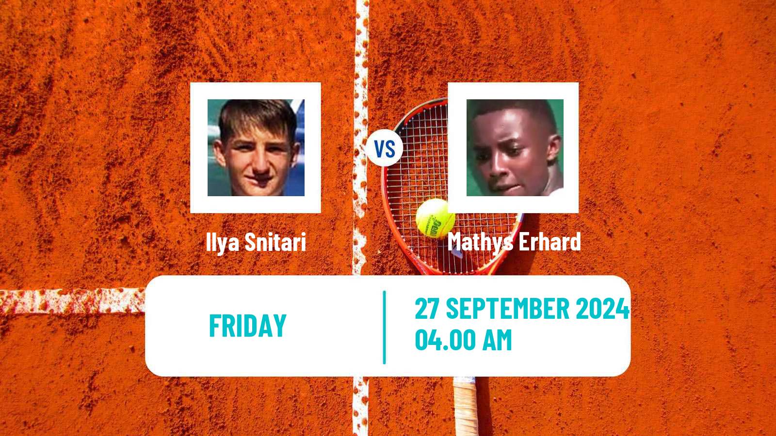 Tennis ITF M25 ZlatIBOr Men Ilya Snitari - Mathys Erhard