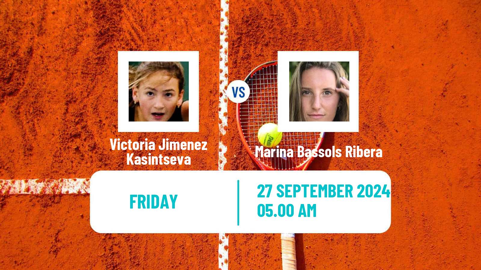 Tennis ITF W75 Lisbon Women Victoria Jimenez Kasintseva - Marina Bassols Ribera