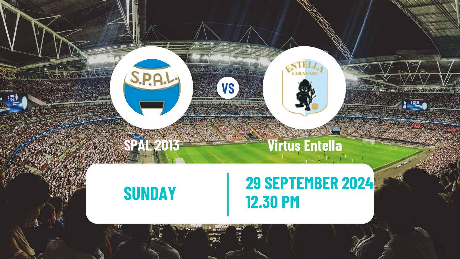 Soccer Italian Serie C Group B SPAL - Virtus Entella