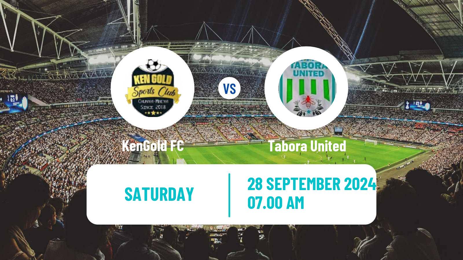 Soccer Tanzanian Premier League KenGold - Tabora United