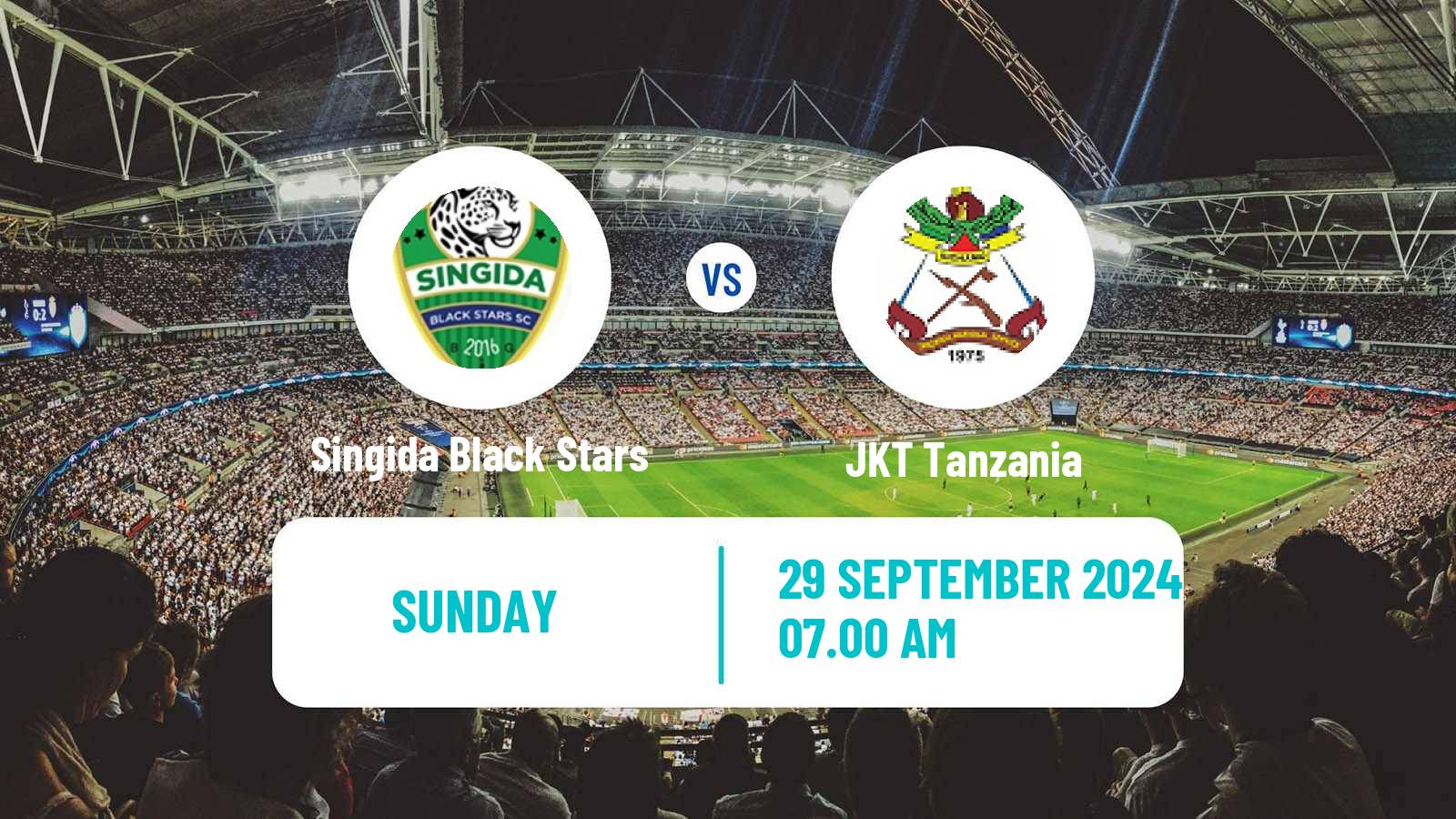 Soccer Tanzanian Premier League Singida Black Stars - JKT Tanzania