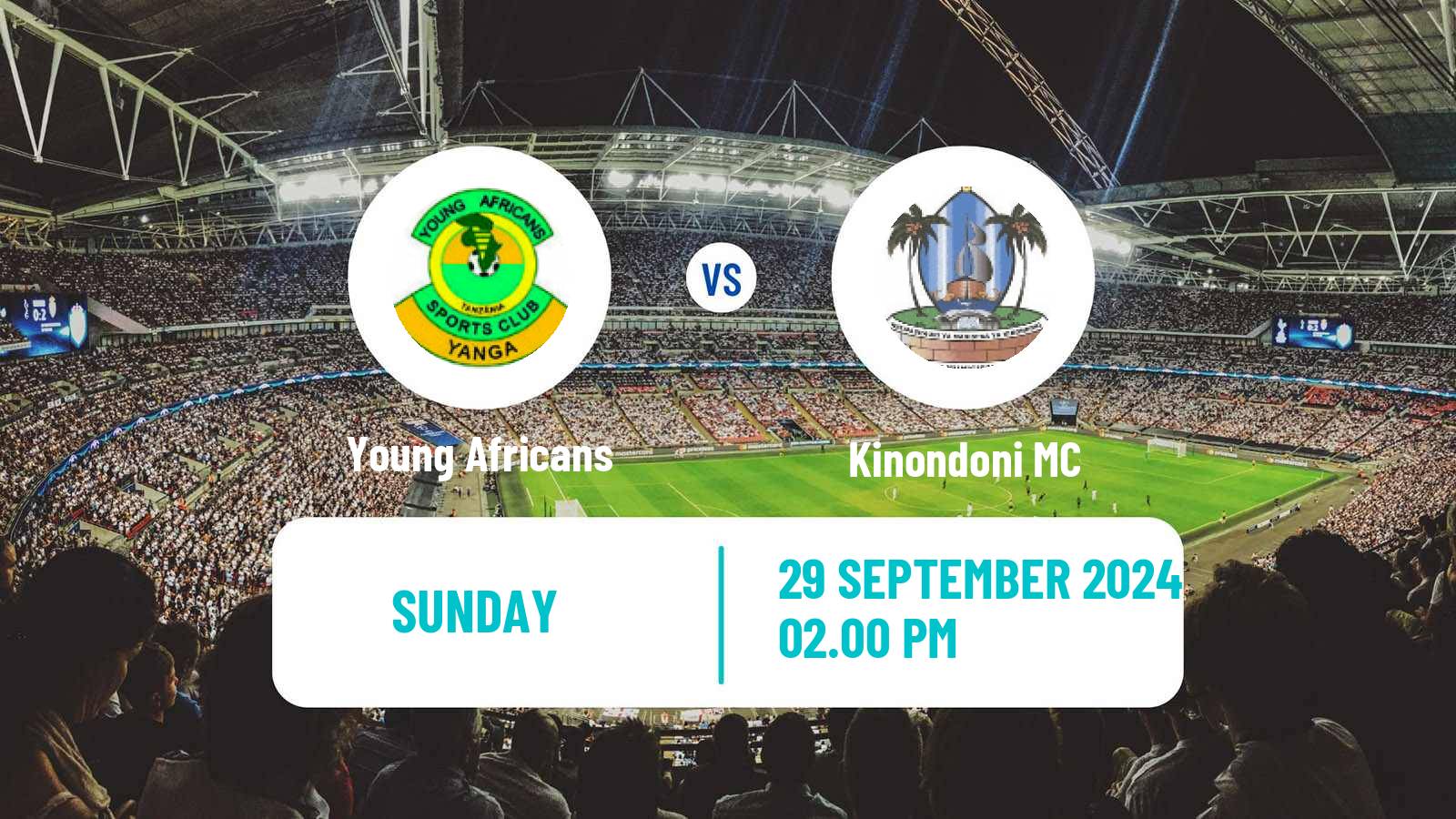 Soccer Tanzanian Premier League Young Africans - Kinondoni MC