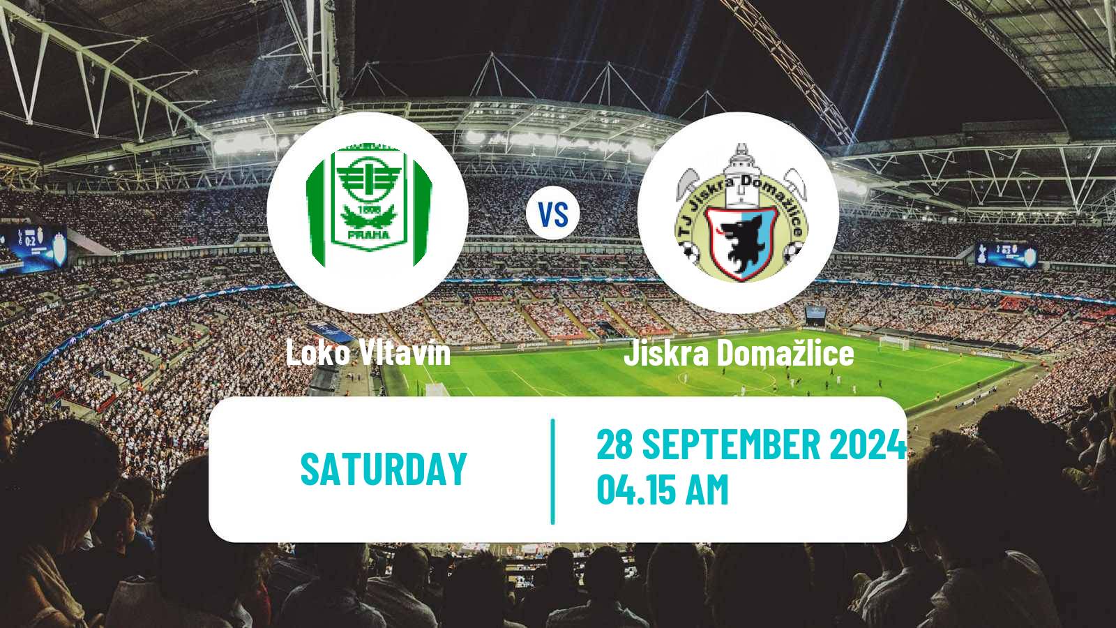 Soccer Czech CFL Group A Loko Vltavín - Jiskra Domažlice