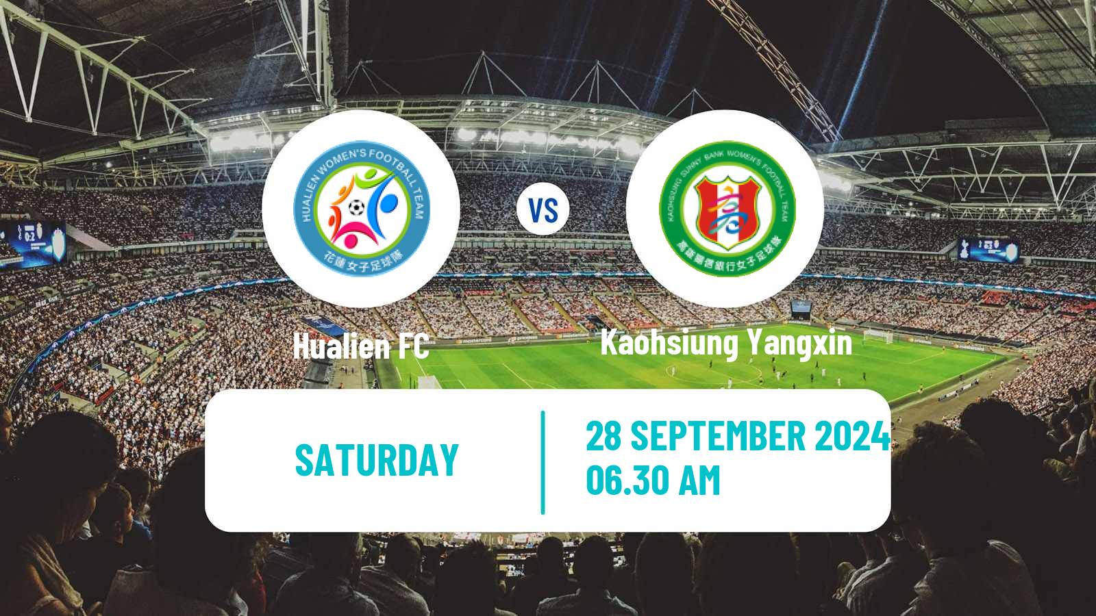 Soccer Taiwan Football League Women Hualien - Kaohsiung Yangxin