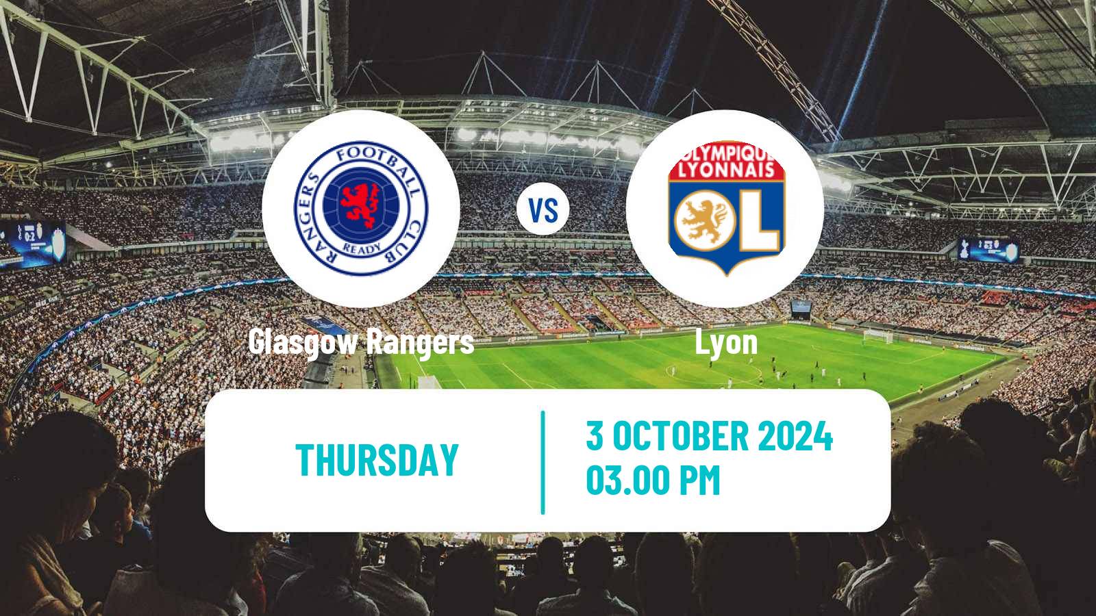 Soccer UEFA Europa League Glasgow Rangers - Lyon