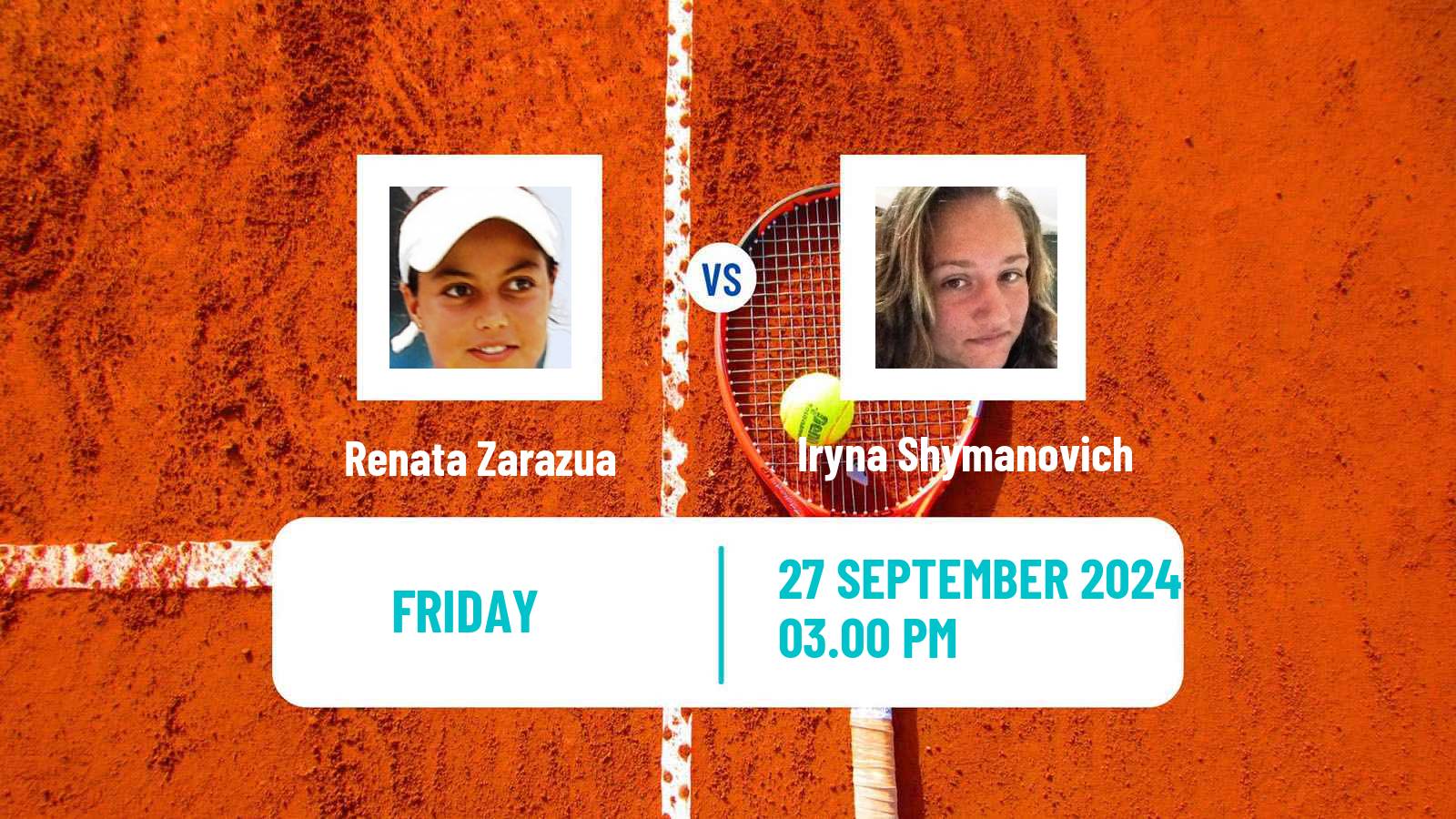 Tennis ITF W75 Templeton Ca Women Renata Zarazua - Iryna Shymanovich