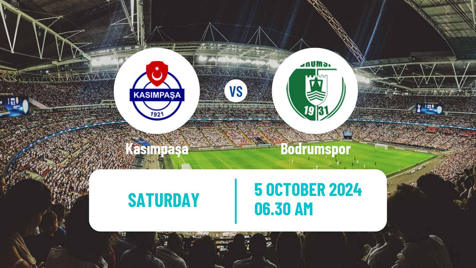 Soccer Turkish Super League Kasımpaşa - Bodrumspor