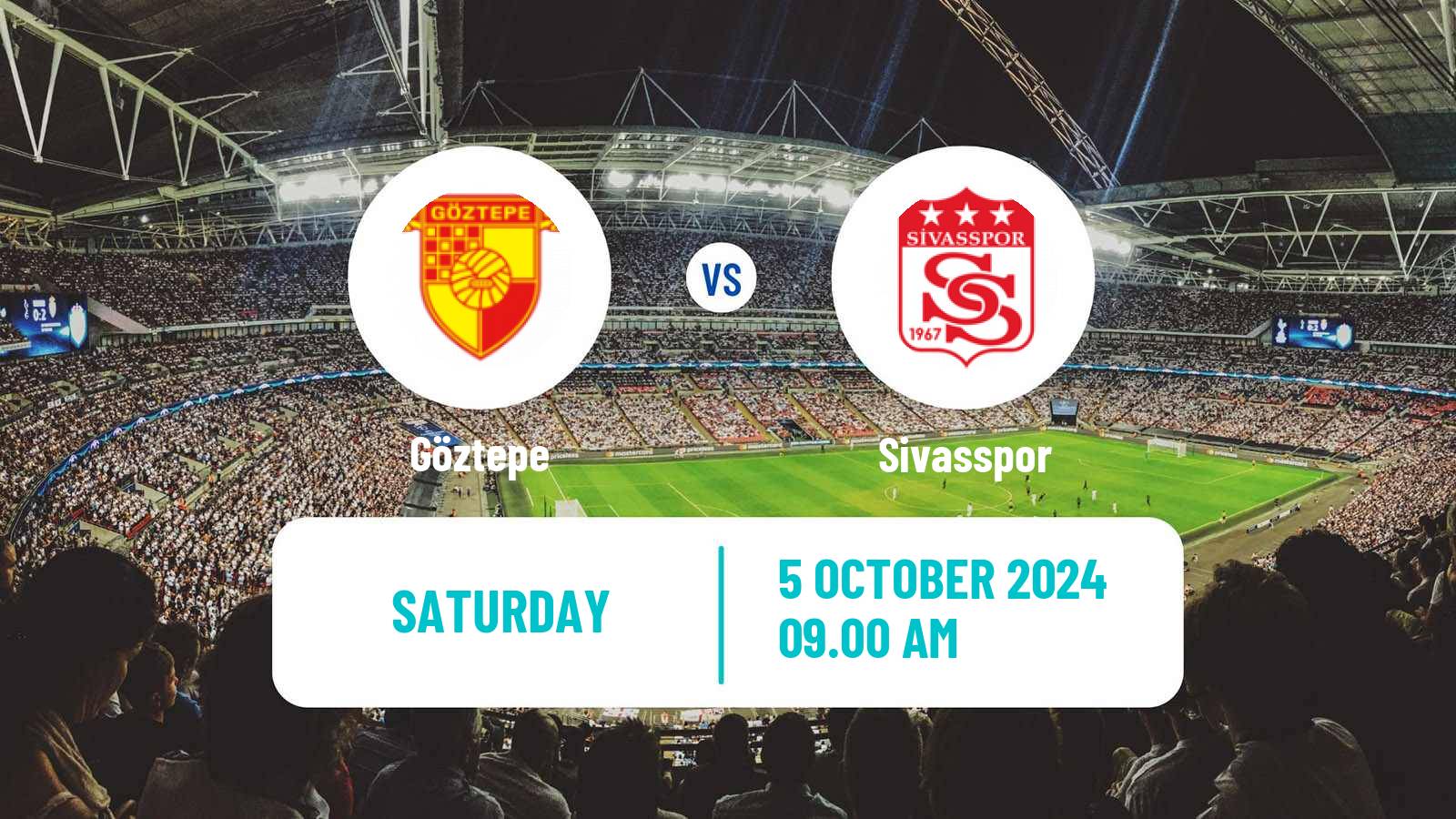 Soccer Turkish Super League Göztepe - Sivasspor