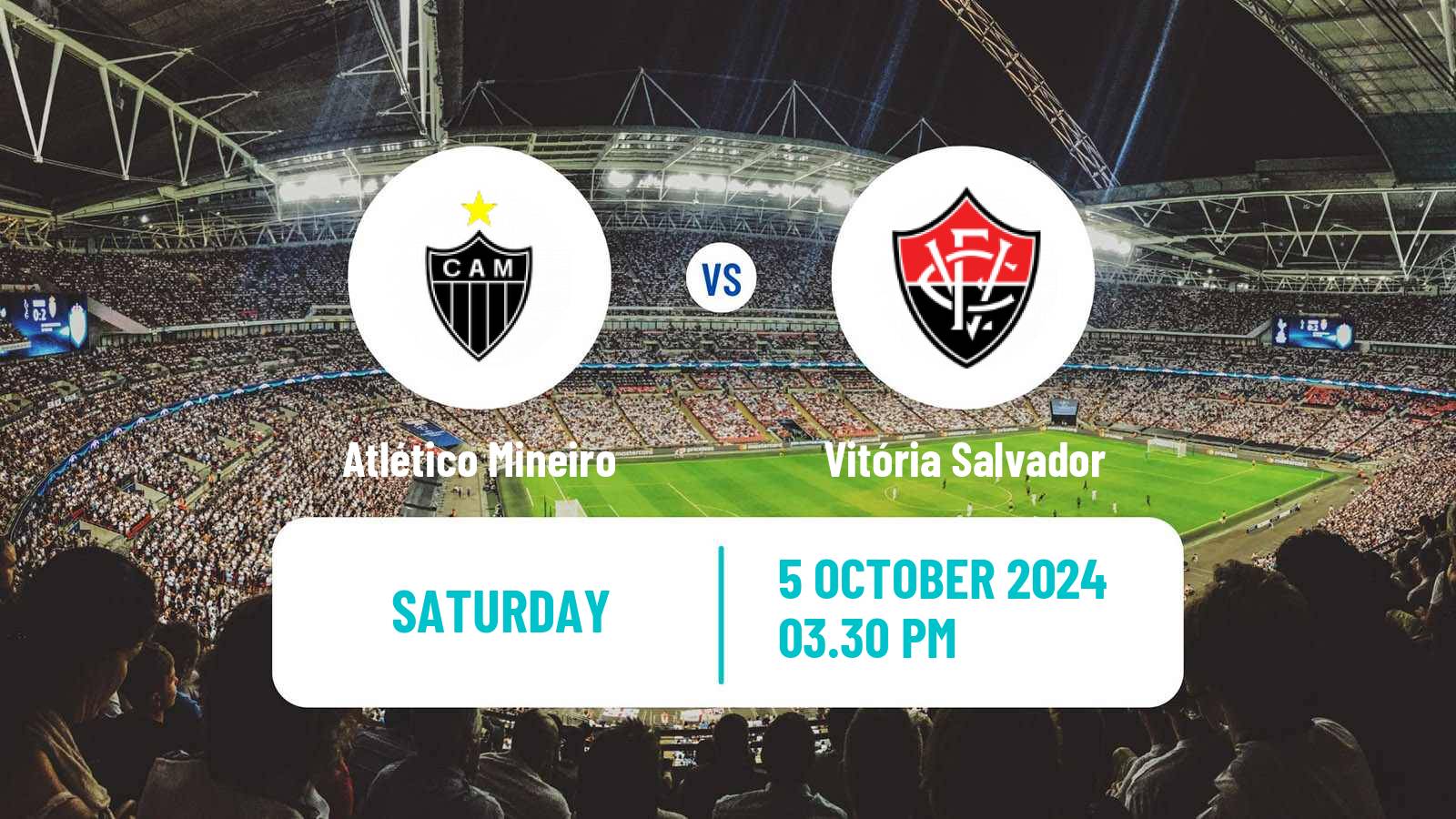 Soccer Brazilian Serie A Atlético Mineiro - Vitória Salvador