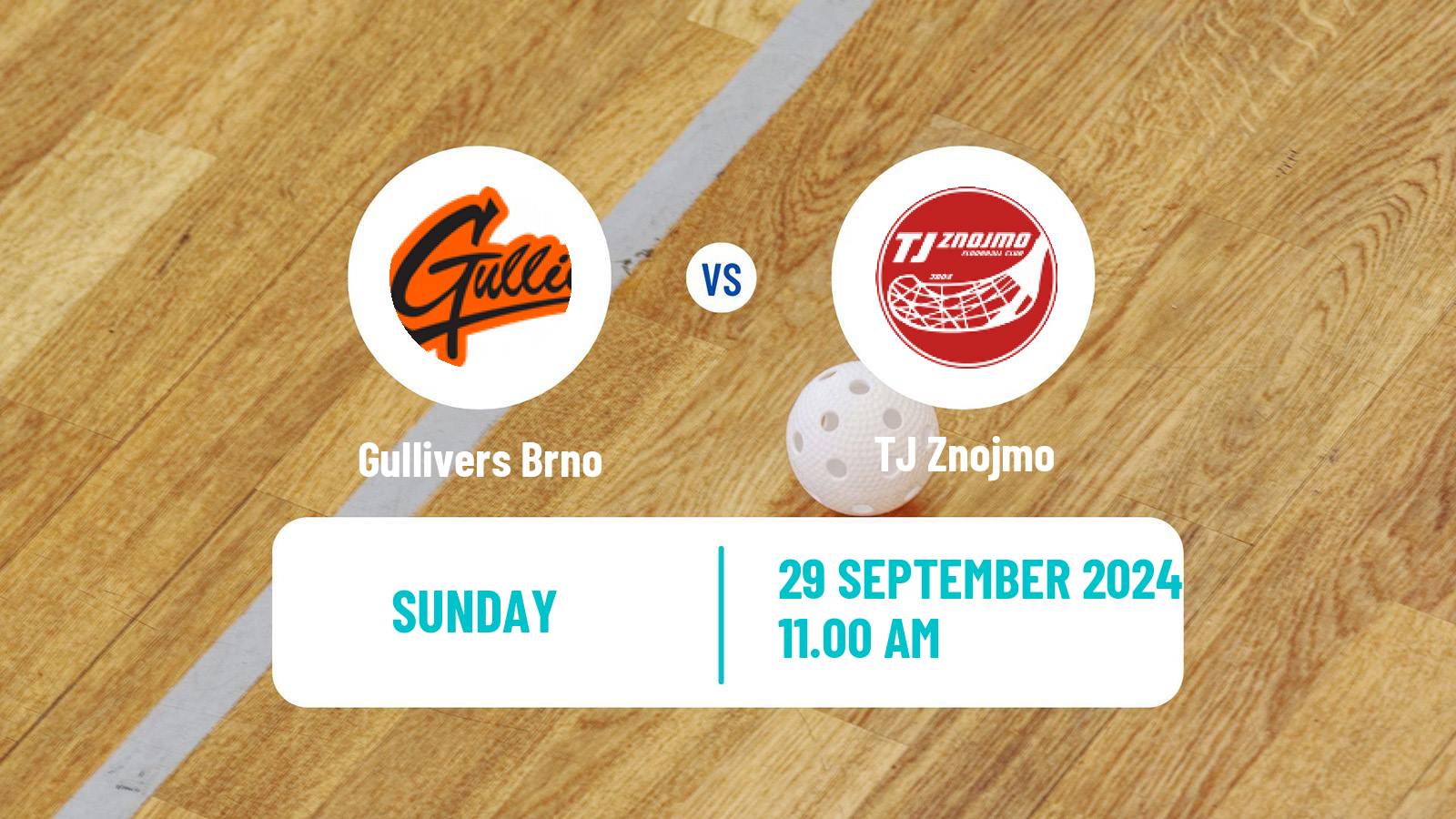 Floorball Czech 1 Liga Floorball Gullivers Brno - Znojmo