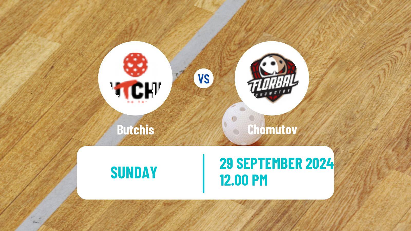 Floorball Czech 1 Liga Floorball Butchis - Chomutov