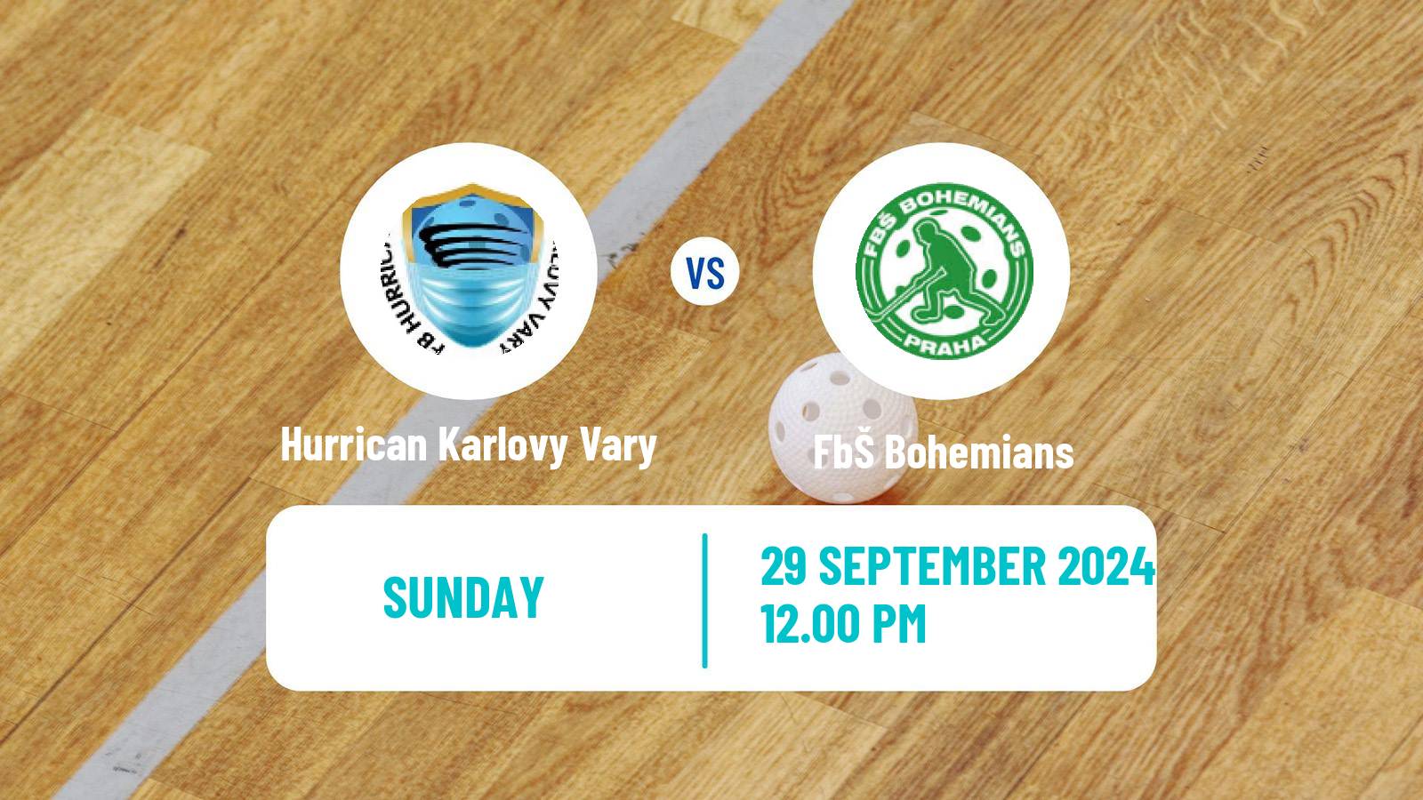 Floorball Czech Superliga Floorball Hurrican Karlovy Vary - FbŠ Bohemians