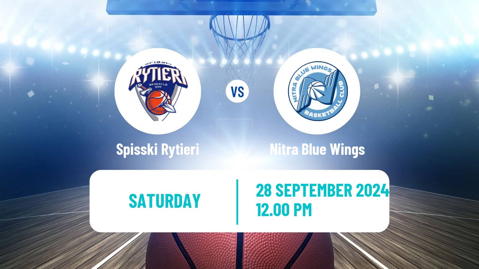 Basketball Slovak Extraliga Basketball Spisski Rytieri - Nitra Blue Wings