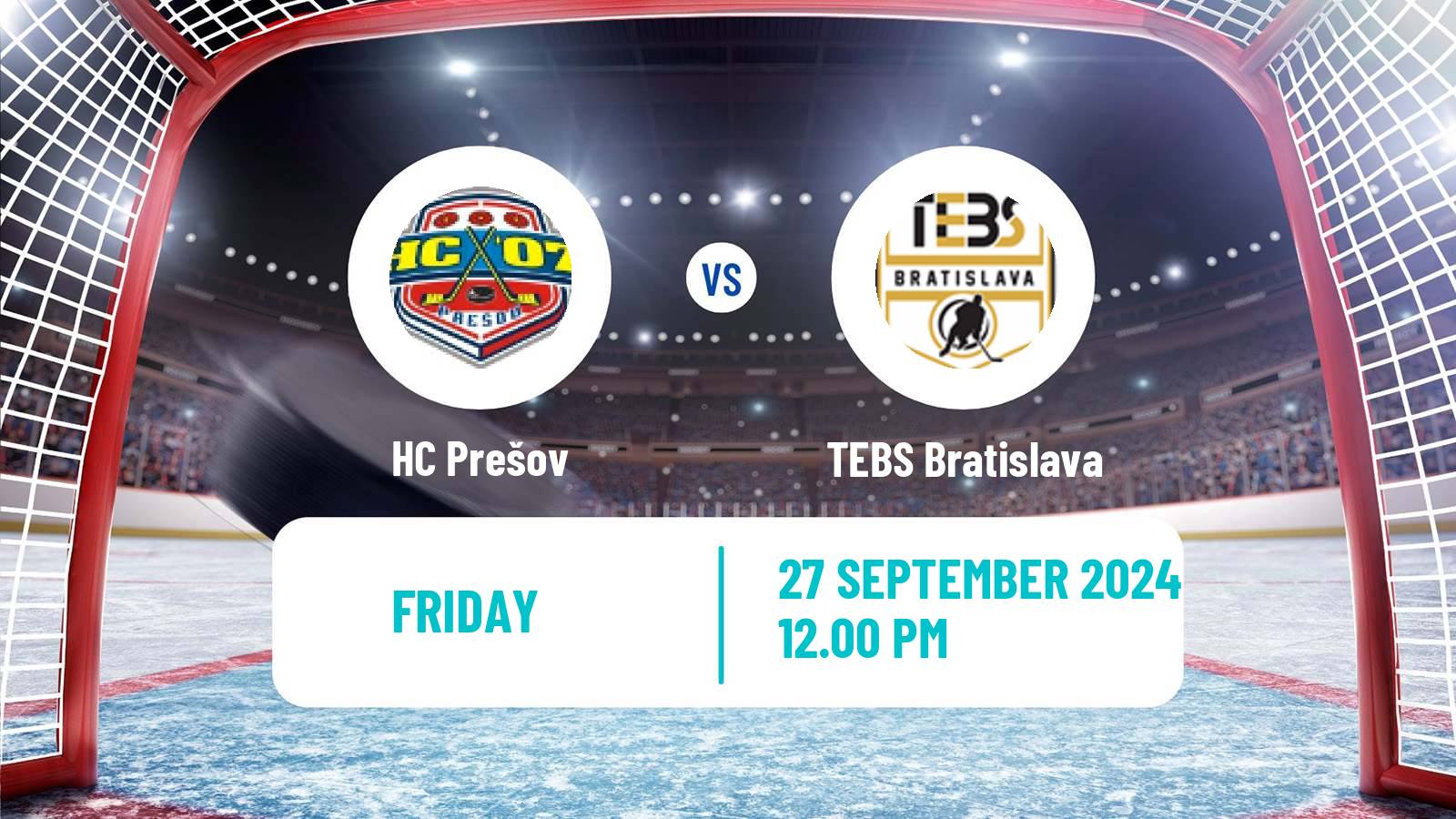 Hockey Slovak 1 Liga Hockey Prešov - TEBS Bratislava