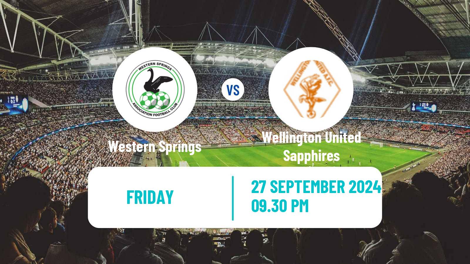 Soccer New Zealand National League Women Western Springs - Wellington United Sapphires