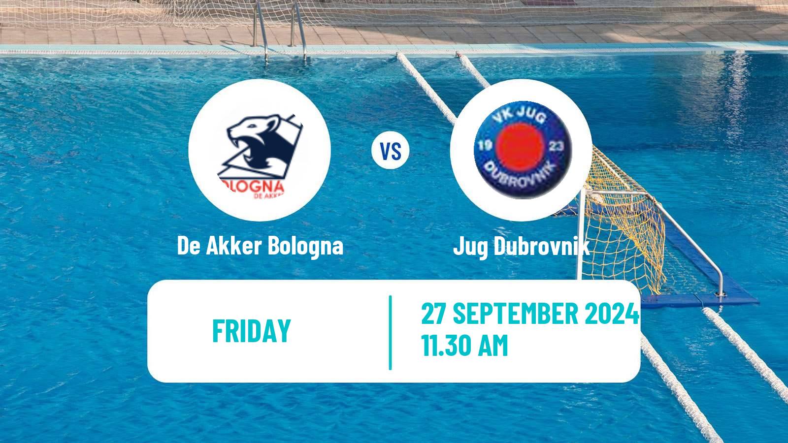 Water polo Euro Cup Water Polo De Akker Bologna - Jug Dubrovnik