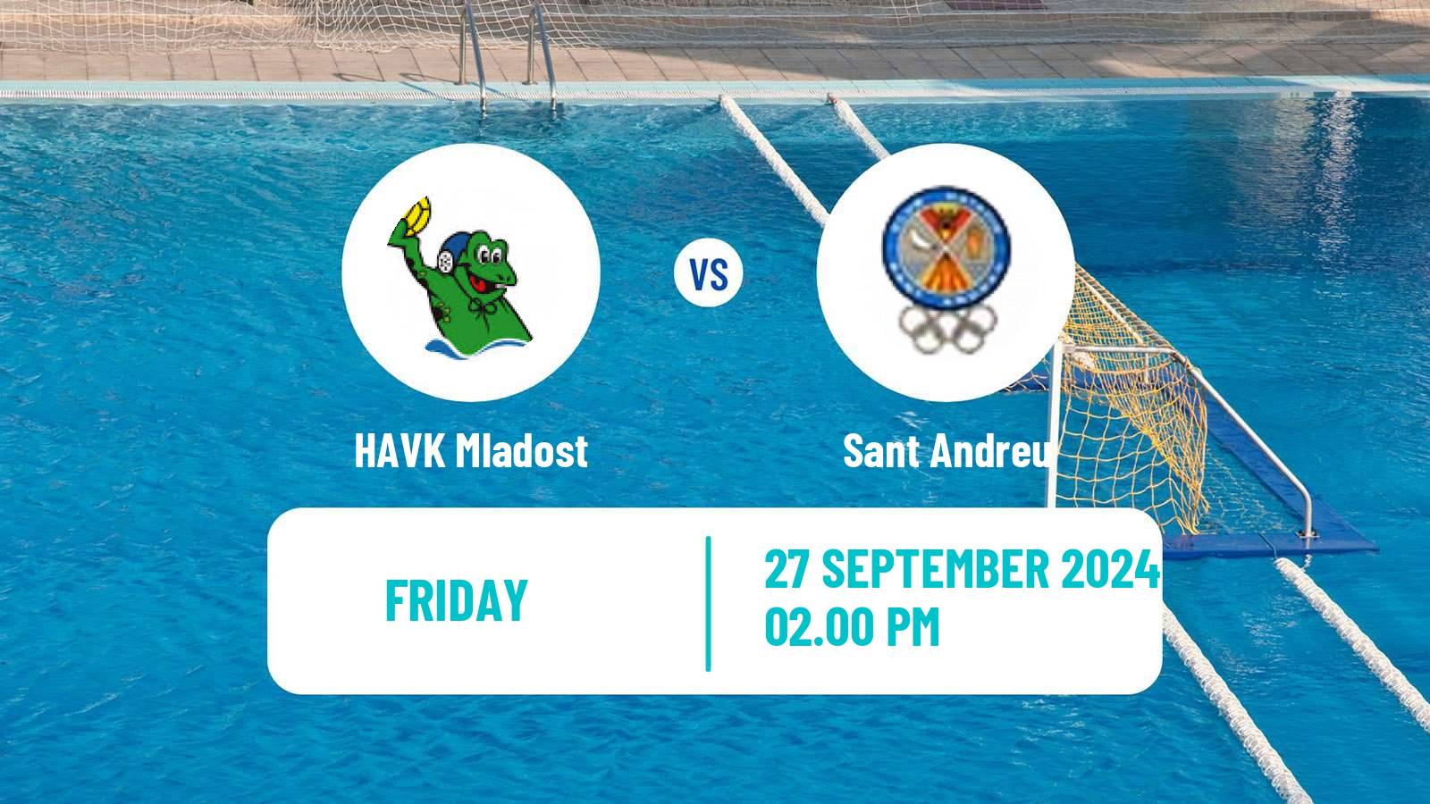 Water polo Euro Cup Water Polo HAVK Mladost - Sant Andreu