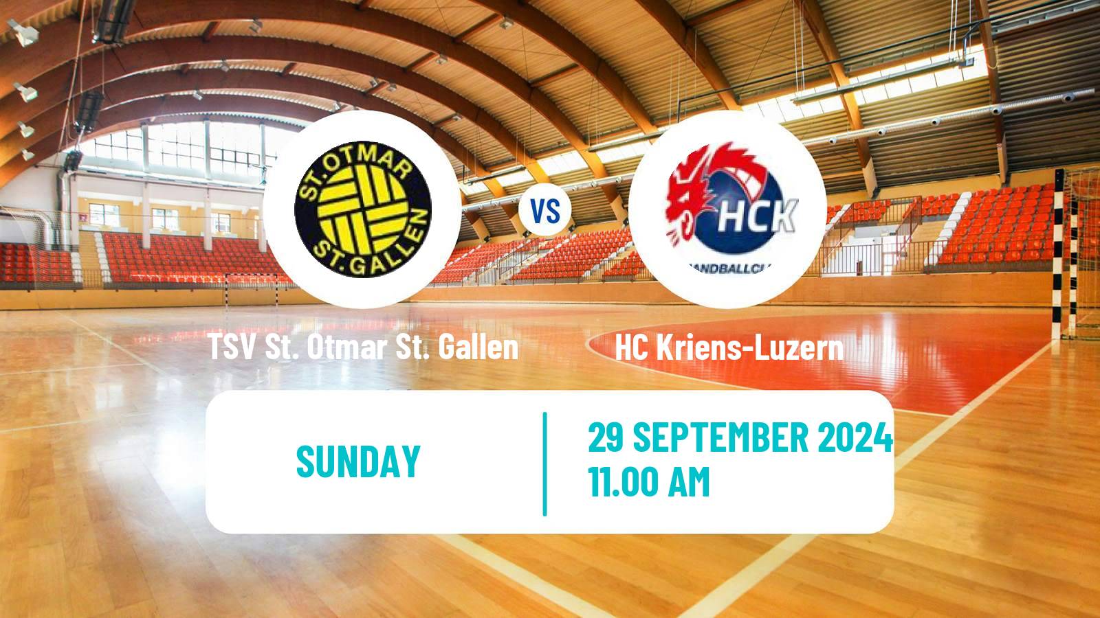 Handball Swiss NLA Handball TSV St. Otmar St. Gallen - HC Kriens-Luzern