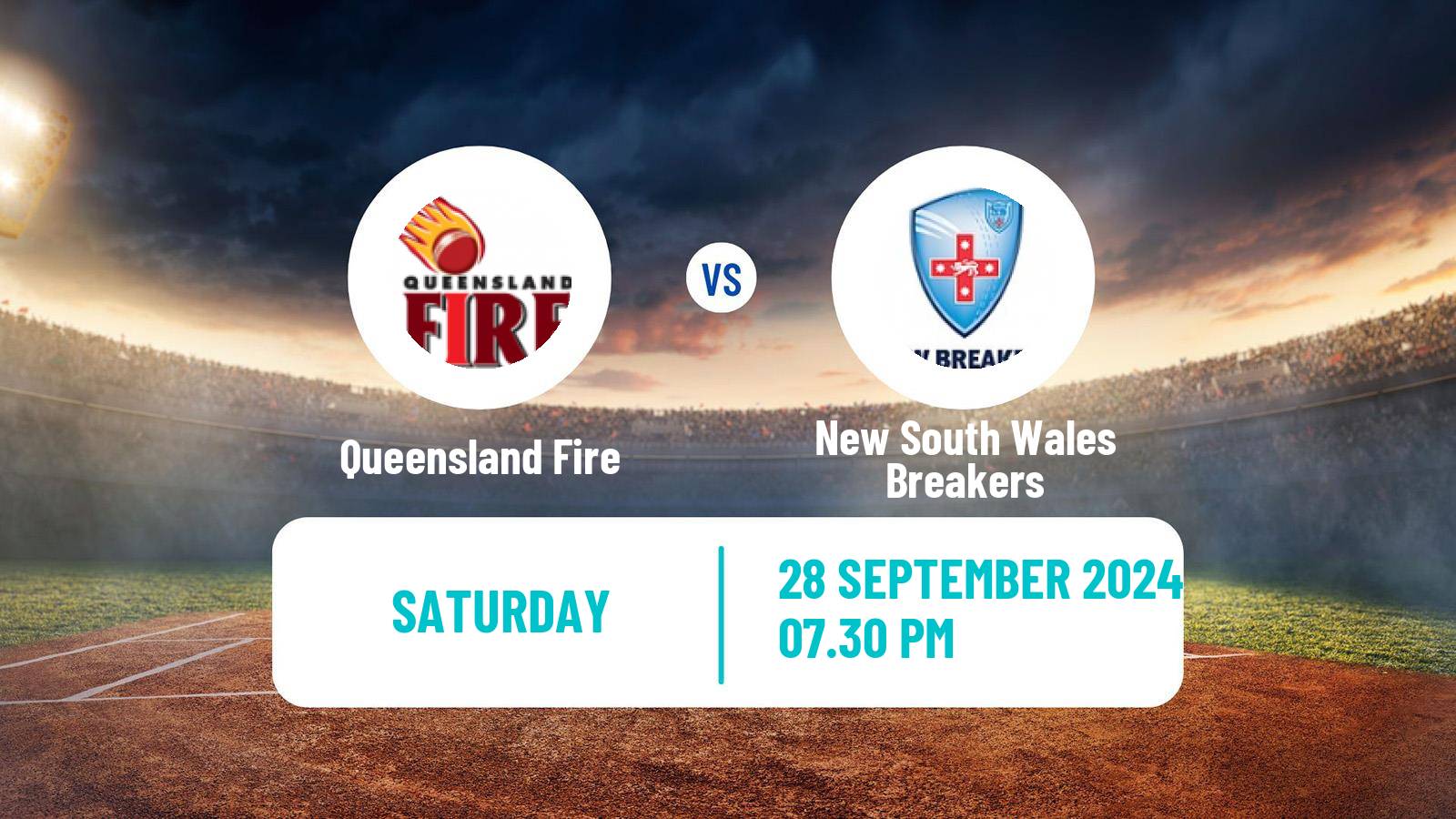 Cricket Australian National League Cricket Women Queensland Fire - New South Wales Breakers