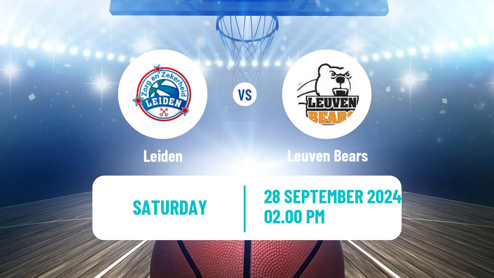 Basketball BNXT League Leiden - Leuven Bears