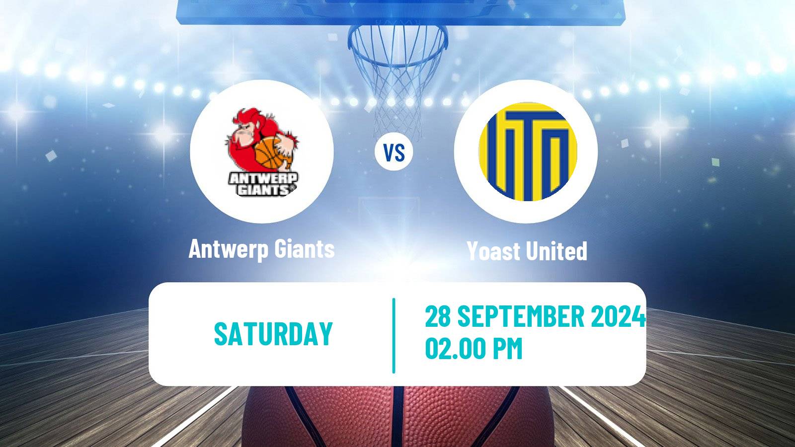 Basketball BNXT League Antwerp Giants - QSTA United