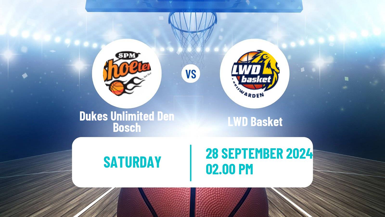 Basketball BNXT League Dukes Unlimited Den Bosch - LWD Basket