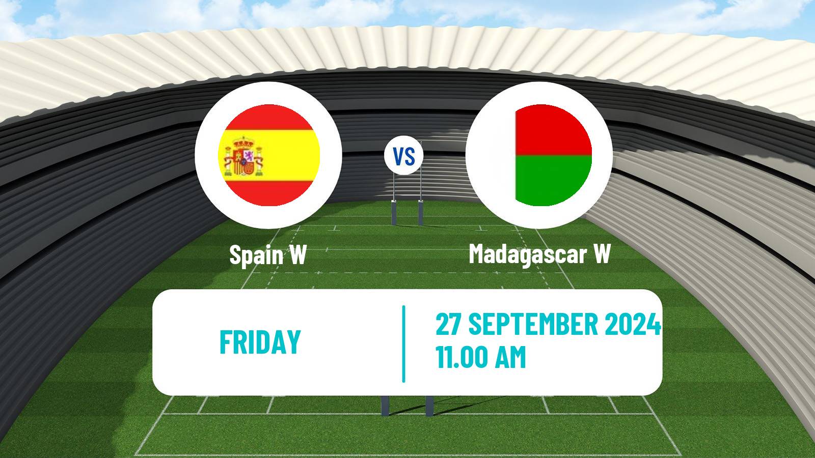 Rugby union WXV 3 Rugby Women Spain W - Madagascar W