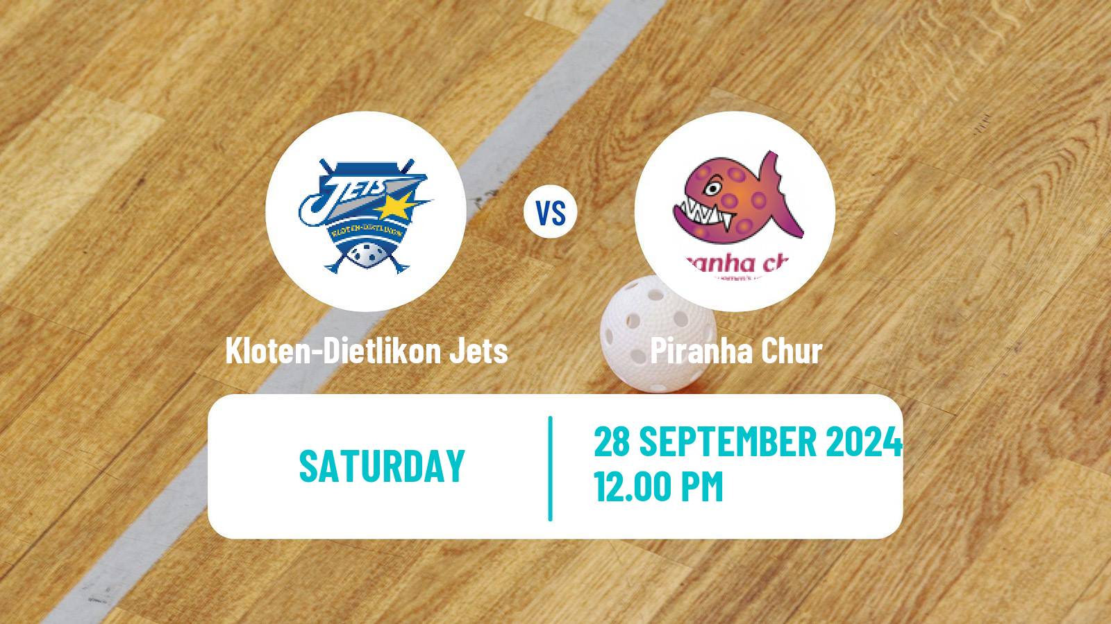 Floorball Swiss NLA Floorball Women Kloten-Dietlikon Jets - Piranha Chur