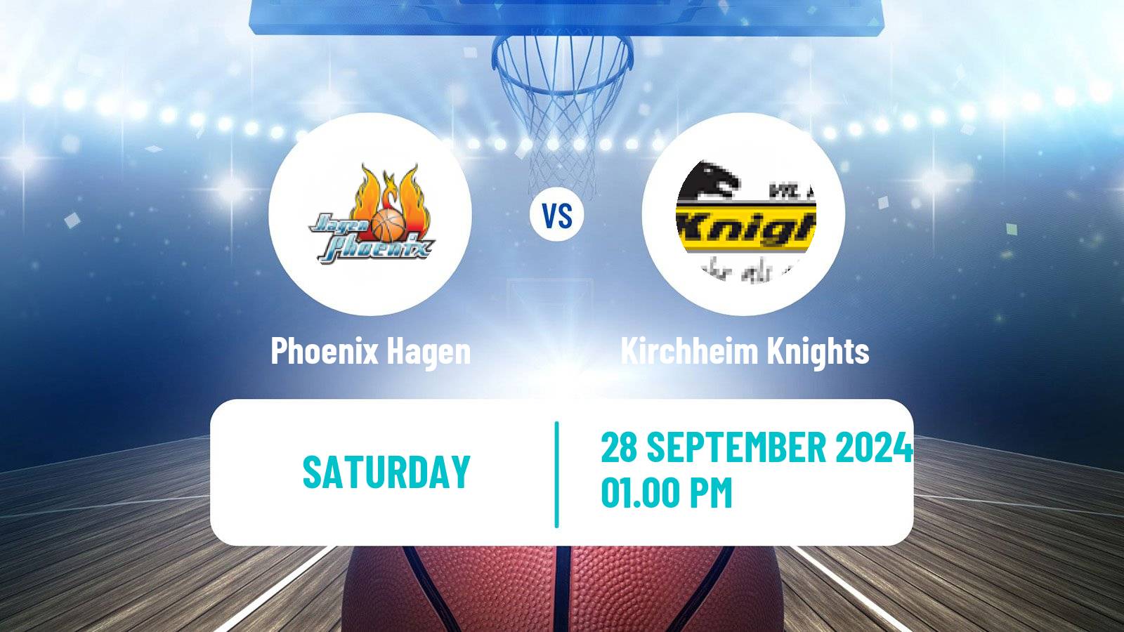 Basketball German Pro A Basketball Phoenix Hagen - Kirchheim Knights