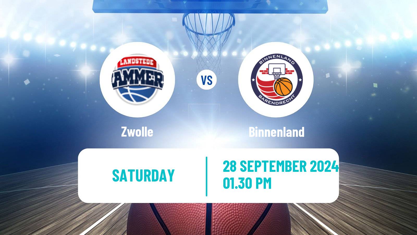 Basketball Dutch WBL Basketball Zwolle - Binnenland