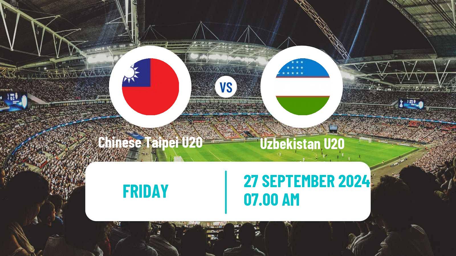 Soccer AFC Championship U20 Chinese Taipei U20 - Uzbekistan U20