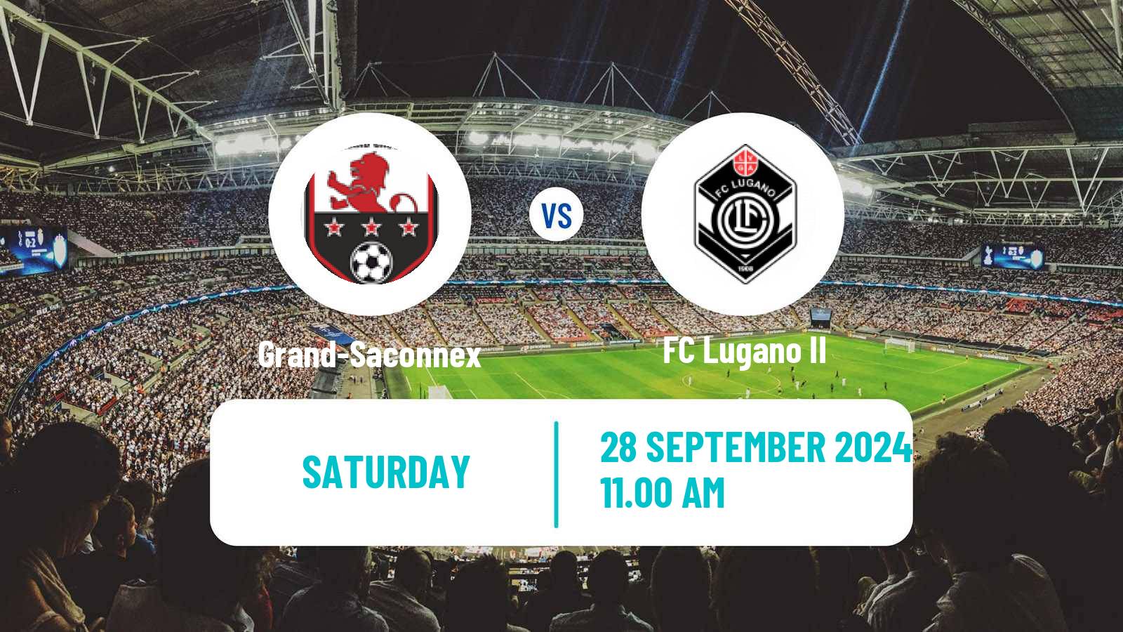 Soccer Swiss Promotion League Grand-Saconnex - Lugano II