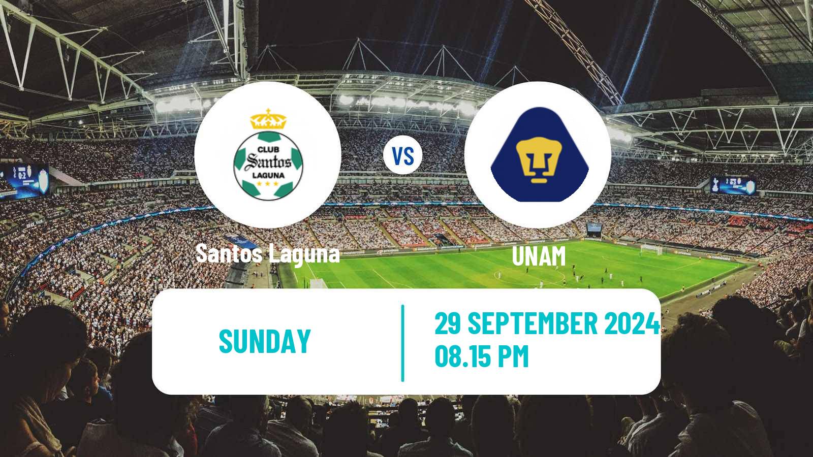 Soccer Mexican Liga MX Women Santos Laguna - UNAM