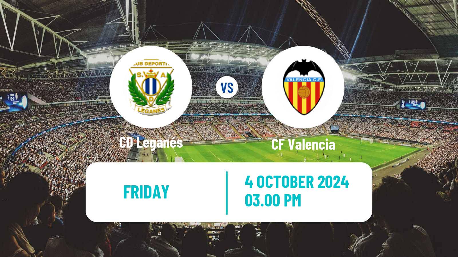 Soccer Spanish LaLiga Leganés - Valencia