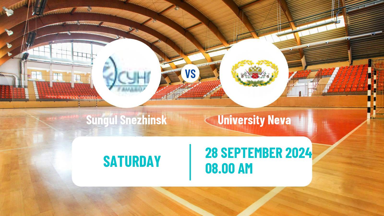 Handball Russian Superleague Handball Sungul Snezhinsk - University Neva