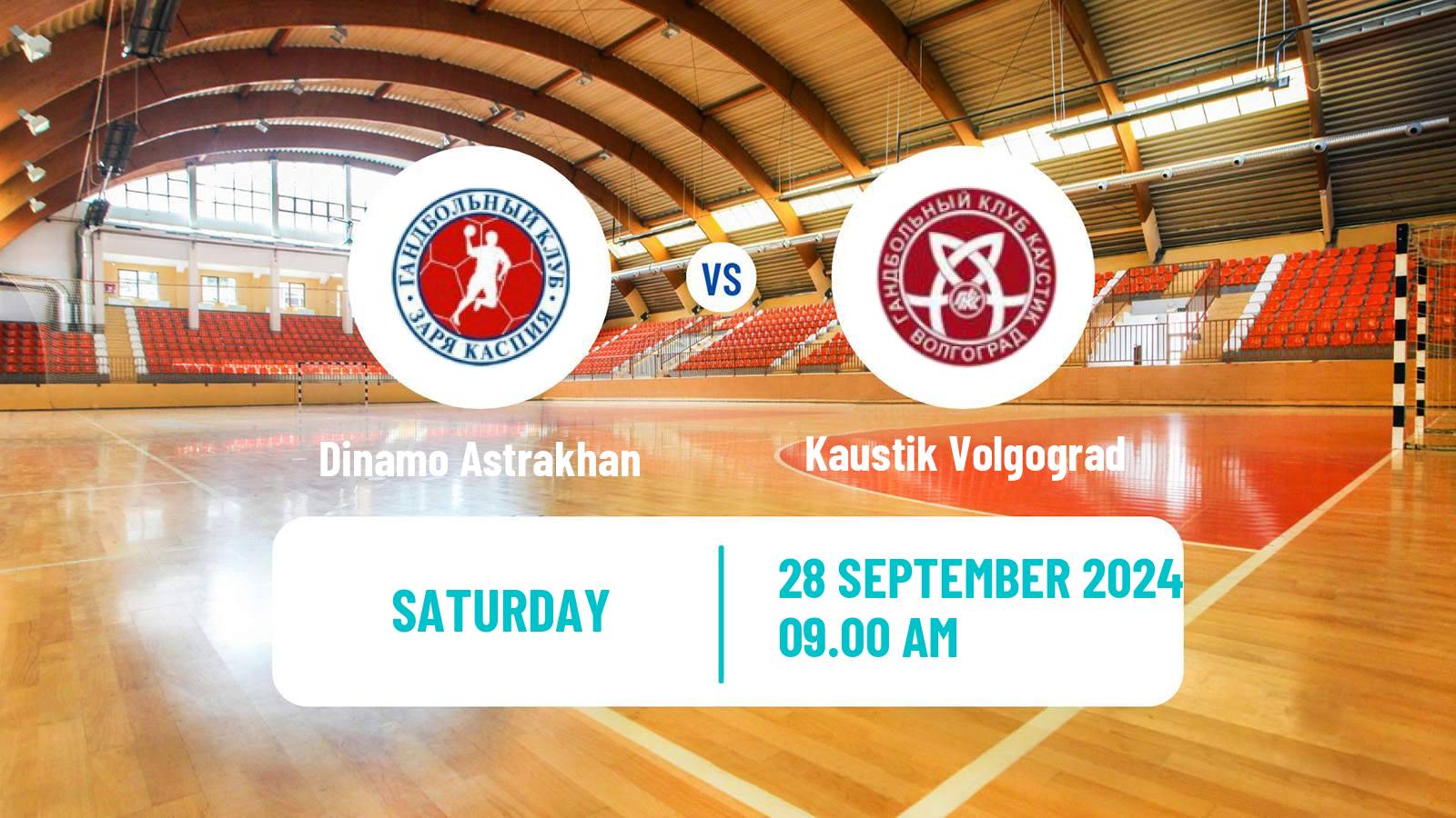 Handball Russian Superleague Handball Dinamo Astrakhan - Kaustik Volgograd