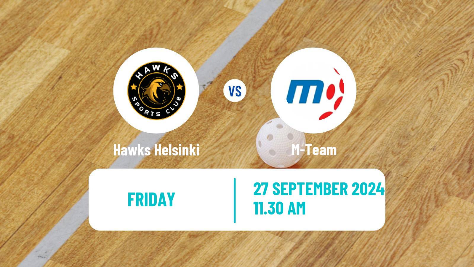 Floorball Finnish Divari Hawks Helsinki - M-Team