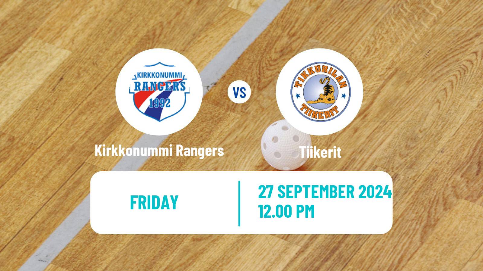 Floorball Finnish Divari Kirkkonummi Rangers - Tiikerit