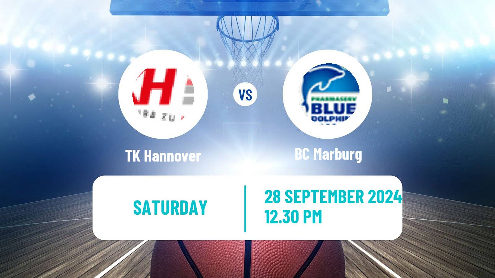 Basketball German DBBL Hannover - Marburg